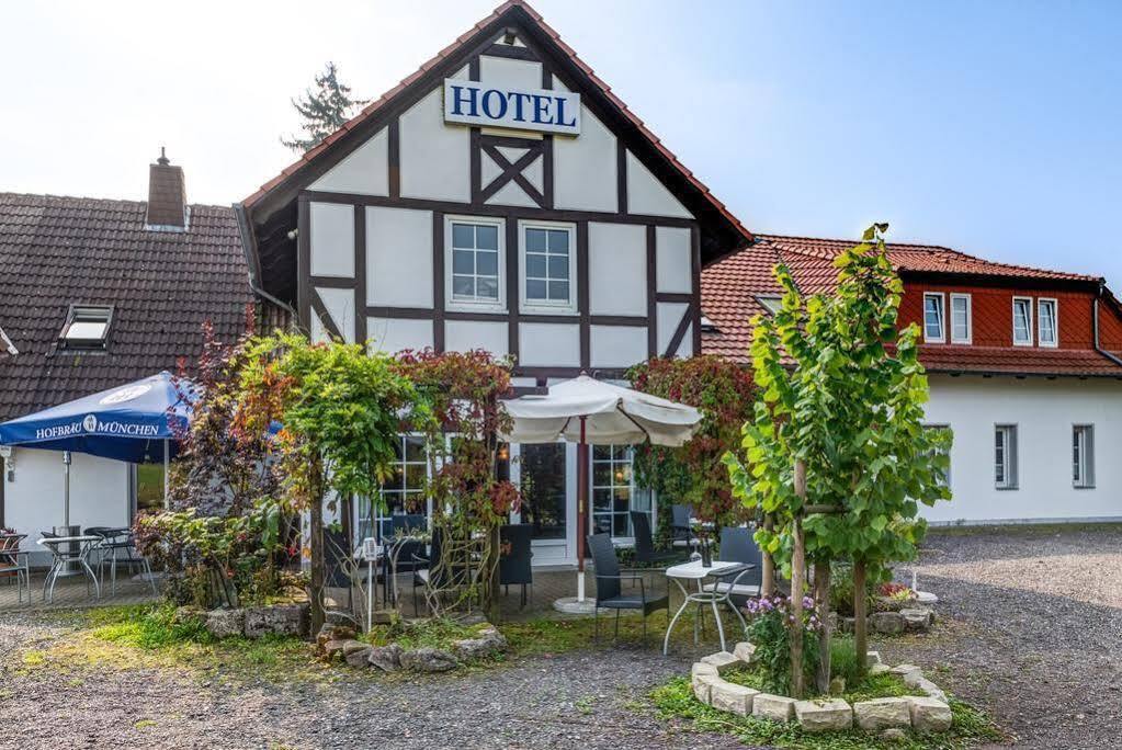 Hotel Weisse Muehle Breitenworbis Esterno foto
